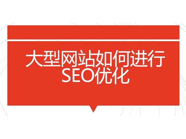 大型网站SEO优化12步曲